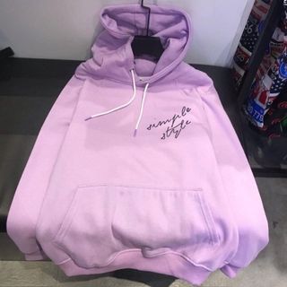 Áo hoodie in chữ 2 mặt