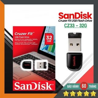 USB Sandisk CZ33 32GB USB 20 Đen