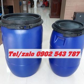 Thùng phuy sắt 220l đựng dầu điều thùng phi nhựa 30l mới nhựa HDPE