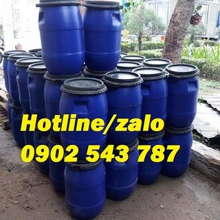 Thùng phuy sắt 220l đựng dầu điều thùng phi nhựa 30l mới nhựa HDPE