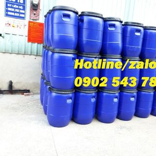 Thùng phuy sắt 220l đựng dầu điều thùng phi nhựa 30l mới nhựa HDPE