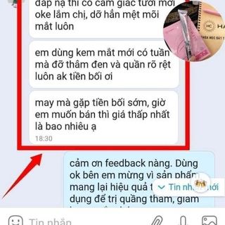 kem trị thâm mắt