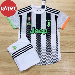 Bộ Quần Áo Đá Bóng Trẻ Em Bộ Quần Áo Thể Thao Trẻ Em Bộ Quần Áo Đá Banh Juve Từ 1 đến 11 Tuổi JUV19 giá sỉ