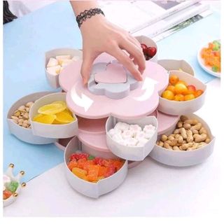Khay mứt 2 tầng để điện thoại