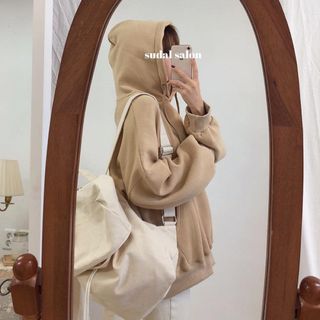 Hoodie trơn màu cà phê