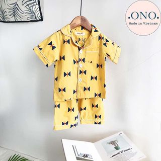 Pyjama cộc tay họa tiết đáng yêu cho bé năm 2020
