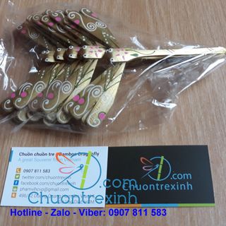 Chuồn chuồn tre màu đồng 12cm bán sỉ tại TPHCM