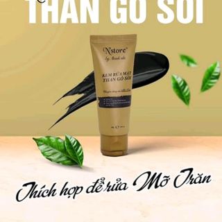 Kem rửa mặt than gỗ sồi