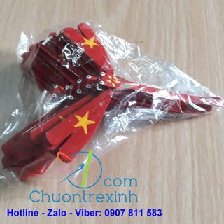 Chuồn chuồn tre cờ Việt Nam 12cm giá bán buôn TPHCM
