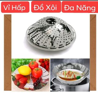 SIÊU RẺ Vỉ Hấp Inox Đồ XôiHấp Bánh CáTôm Đa Năng