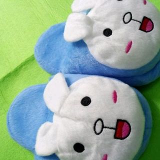dép sỉ dép bông hình thú trẻ em dài 20cm