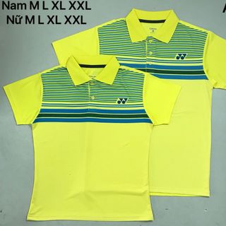 ÁO CẦU LÔNG NAM NỮ MÀU XANH CHUỐI