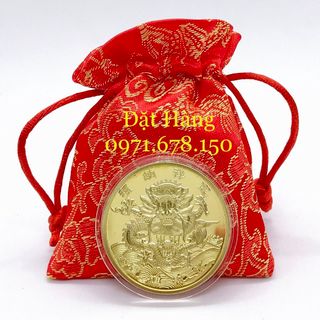 Xu Tài Lộc Hình Rồng Mạ Vàng
