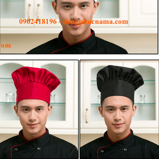 Nón đầu bếp freesize hàng đẹp
