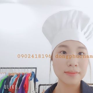 Nón đầu bếp freesize hàng đẹp