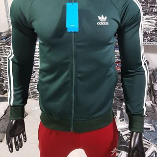 ÁO KHOÁC NAM NỮ THUN POLI MÀU XANH RÊU