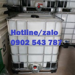 Bồn chứa nước nhựa 1000l cũ bồn nhựa 1000l cũ có khung thép