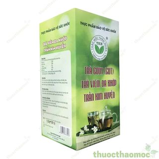 Trà thảo mộc trị bệnh gút trị viêm đa khớp Trần Kim Huyền