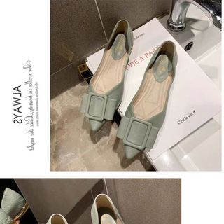 Giày bup ne nơ da mềm xinh