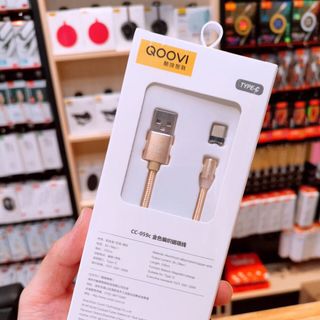 CÁP SẠC NAM CHÂM HÃNG QOOVI CC-059 IPHONE TYPE-C MICRO