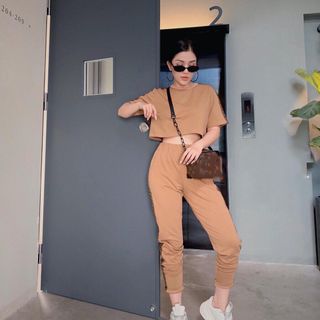 Set quần viền FF áo trơn TN