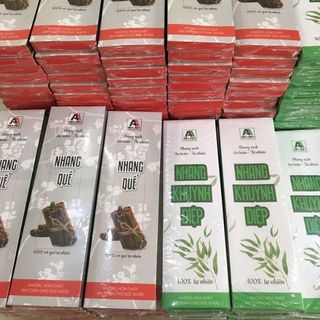 nhang sạch không hóa chất hương quế và khuynh diệp