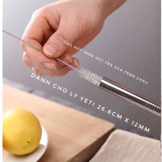 Cọ Rửa Ống Hút Size 24cm Đầu Cọ 10mm