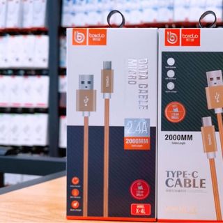 CÁP SẠC DÙ 2M HÃNG QOOVI IPHONE TYPE-C MICRO X-4L
