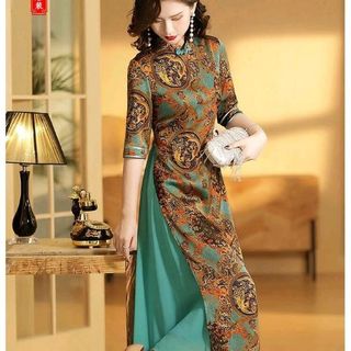 áo dài cách tân họa tiết độc lạ