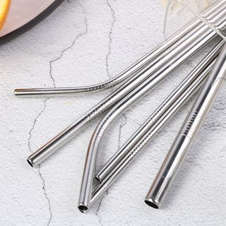 ỐNG HÚT INOX 304 Size 21cmx8mm Hút Sinh Tố