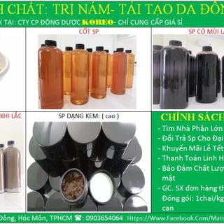 tính chất trị nám tái tạo da đông y giá sỉ cho đại lý