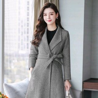 Áo khoác dạ cổ vers