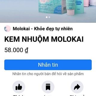 kem nhuộm molokai