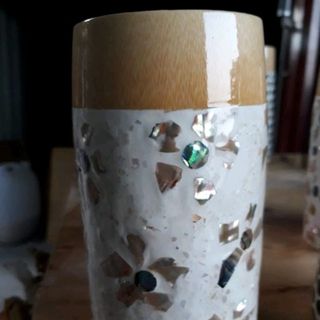 Cốc tre khảm trai họa tiết theo yêu cầu-Quà tăng ý nghĩa