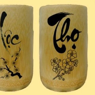 Cốc tre 300ml-350ml- Quà tặng ý nghĩa bảo vệ môi trường
