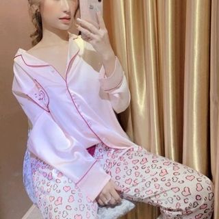 Pijama Đồ bộ mặc Nhà TdQD lụa quảng Châu Cao Cấp