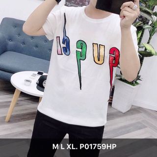 áo thun cổ tròn nam nữSize M L XL P01759HP