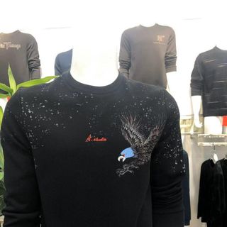 Áo len nam Quảng Châu lót lông 02