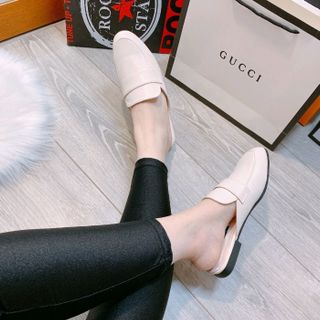 Sục nữ chất da trơn đế 1p kem đen