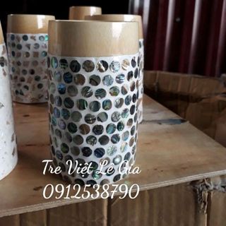 Cốc tre khảm trai- Quà tặng ý nghĩa