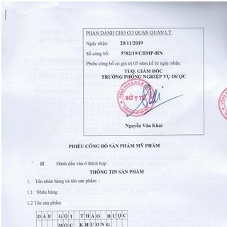 Dầu Gội Mộc Khương
