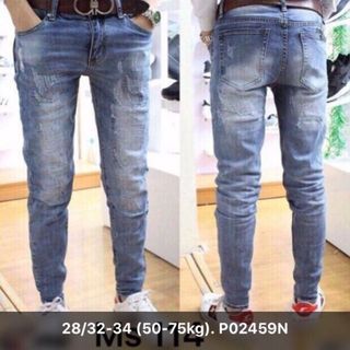 jean nam body Size 28/32-34 50-75kg P02459Nchất liệu jean co giãn