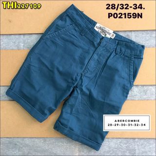 short kaki aber nai Size 28/32-34 P02159N chất liệu kaki wash