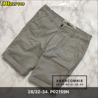 short kaki aber nai Size 28/32-34 P02159N chất liệu kaki wash