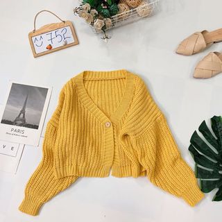 Áo cardigan len móc Màu nào cũng đẹp