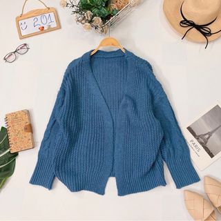 Áo cardigan len móc Màu nào cũng đẹp