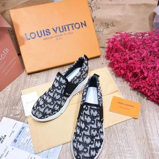 Slipon nữ đế độn họa tiết 2 mẫu