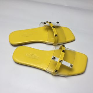 Dép bản ngang mica đính hột