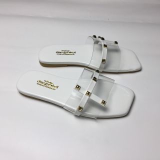 Dép bản ngang mica đính hột