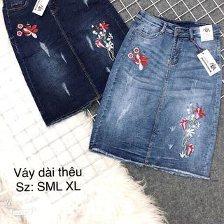 chân váy jean